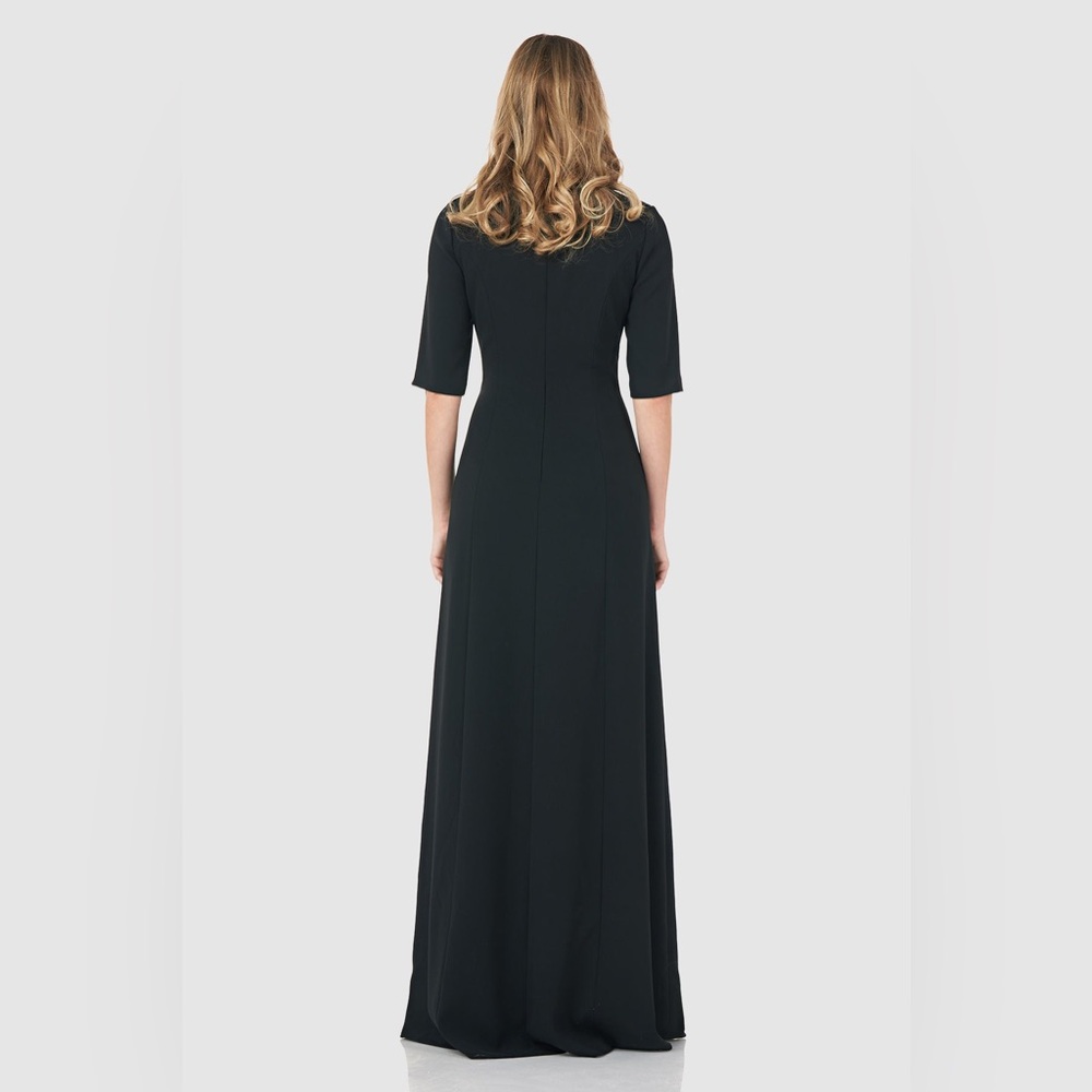 Davina Walk Thru Jumpsuit Elegant Black Pantsuit Romper - Picture 2 of 10